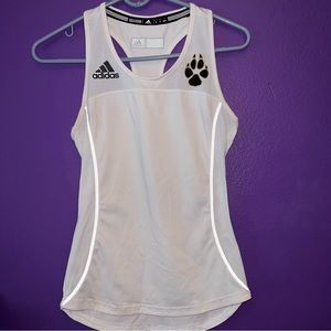 Adidas White Paw Print - Tank Top